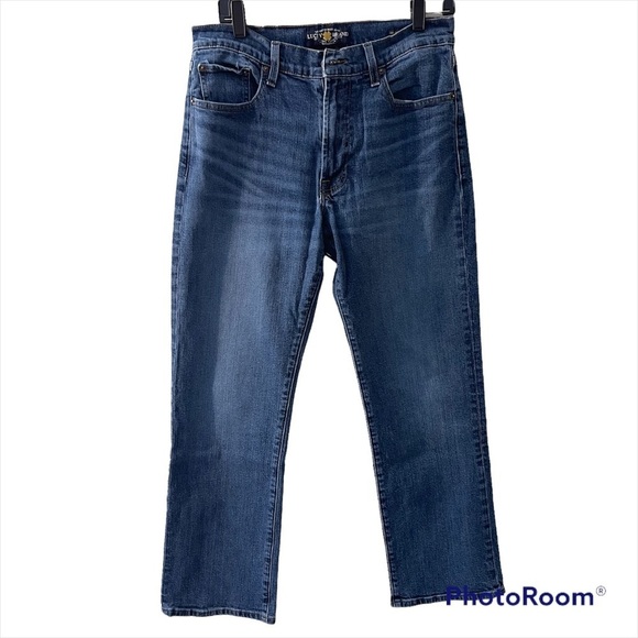 Lucky Brand Other - Lucky Brand 181 Relaxed Straight Leg Darkwash Jeans Mens Size 32/30